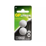 Batteria al litio GP 3V CR2032 2pz