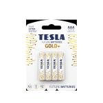 Batteria alcalina TESLA R3 (AAA) GOLD+ [4x120] 4 pz.