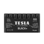 Batteria alcalina TESLA R3 (AAA) BLACK+ [24x30] 24 pezzi.