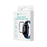 Bestsuit Custodia protettiva flessibile con vetro per Apple Watch serie 7/8/9-41 mm - Grafite