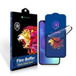 Bestsuit Flex-Buffer Hybrid Glass 5D with antibacterial Biomaster coating per Apple iPhone 12 Pro Max nero