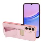 LEATHER Case Kickstand per SAMSUNG Galaxy A15 5G / A15 4G rosa