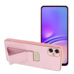 LEATHER Case Kickstand per SAMSUNG Galaxy A05 rosa