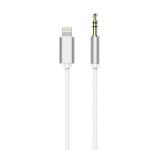 Adattadore HF/audio per iPhone Lightning 8-pin do Jack 3,5mm bianco