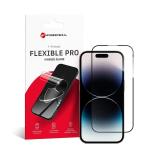 Hybrid Glass Forcell 5D Full Glue per APP iPhone 14 Pro nero