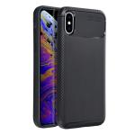 Custodia CARBON PREMIUM per IPHONE X / XS nero