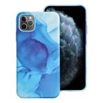 COPERTURA MAG IN PELLE compatibile con MagSafe per IPHONE 11 Pro Max blu splash