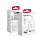 FORCELL Auricolari con filo iPhone Lightning 8-pin bianco HR-ME25