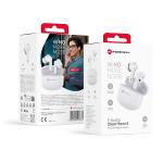 FORCELL F-AUDIO Cuffia stereo wireless/bluetooth TWS CLEAR Sound bianco