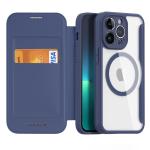 DUX DUCIS SKIN X PRO fondina compatibile con MagSafe per IPHONE 13 Pro Max blu