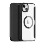 Fondina DUX DUCIS SKIN X PRO compatibile con MagSafe per IPHONE 15 Plus nero