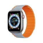 Cinturino in silicone DUX DUCIS LD per Apple Watch 38 / 40 / 41 mm grigio arancione