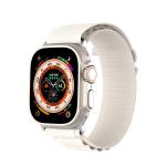 Cinturino in nylon DUX DUCIS GS per Apple Watch 42 / 44 / 45 / 49 mm platino