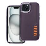 Custodia MILANO per IPHONE 15 viola scuro