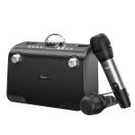 HOCO Speaker bluetooth BS41 Plus + 2 microfoni wireless + DISCO Ball Black (+ BT, TF, USB, AUX)