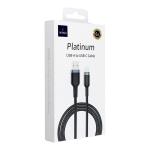 WiWU - Cavo USB serie Platinum Wi-C021 da USB A a USB C 6A (dedicato ai telefoni Huawei) 1,2 m - nero