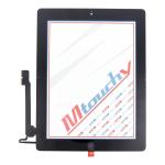 MUSTTBY Schermo tattile + Nastro adesivo + Casa per iPAD 4 (nero)