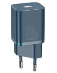 Caricabatterie di rete BASEUS Tipo C PD QC3.0 3A 20W CCSUP-B03/CCCJGCE blu