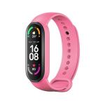 Cinturino / cinturino in silicone per smart band Xiaomi Mi Band 5 / 6 / 7 rosa (06)