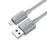 HOCO cable USB A to Micro USB 2,4A X107 1 m gray