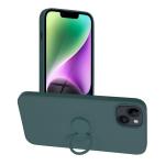 SILICONE RING Case per IPHONE 14 PLUS verde