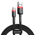 BASEUS Cavo USB Micro Cafule 2,4A 2 metri rosso-nero