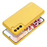 LEATHER Case per SAMSUNG Galaxy A23 5G giallo