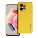 LEATHER Case per XIAOMI Redmi NOTE 12 4G giallo