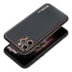 LEATHER Case per IPHONE 15 PLUS nero