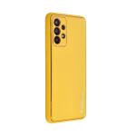 LEATHER Case per SAMSUNG Galaxy A25 5G giallo