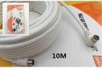 CAVO ANTENNA M/F BIANCO 10MT