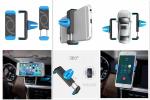 SUPPORTO UNIVERSALE AUTO CON MOLLA PER SMARTPHONE