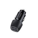 Caricabatterie da auto VEGER 2 x USB A 3,4A 17W CC316-2A nero