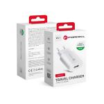 FORCELL Caricabatteria da rete USB - 2,4A con la funzione Quick Charge 3.0