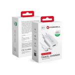 FORCELL Caricabatteria da rete con cavo USB Type C - 2.4A 18W con funzione Quick Charge 3.0