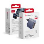 FORCELL F-Energy Caricabatteria da rete - 100W con due porte: 3x USB C e USB A con ricarica PD e QC 4.0