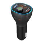 ART transmiter FM bluetooth 5.0 + USB A QC3.0 + Typ C (total 30W) FM-73 black