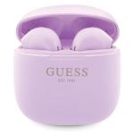 GUESS wireless earphones bluetooth TWS + docking station GUTWST26PSU (Classic EST Logo) purple