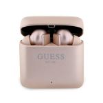 GUESS wireless earphones bluetooth TWS + docking station GUTWSSU20ALEGP (Printed Logo) rose gold