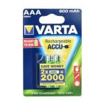 Accumulatore VARTA R3 800 mAh (AAA) 2 pz